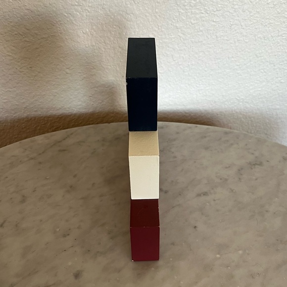 "Home Is Where Your Favorite Moments Are" Red White Blue Wood Sign Decor - Picture 4 of 5